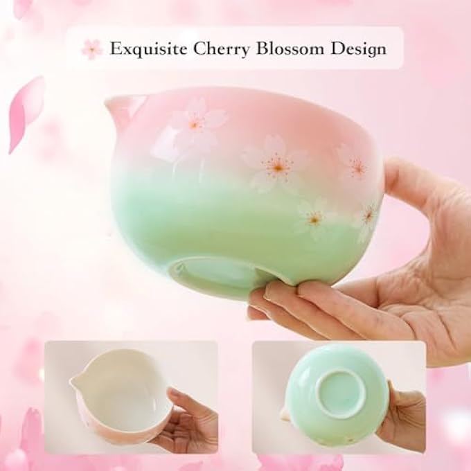 ComboJoy Matcha Whisk Set Sakura - Image 5