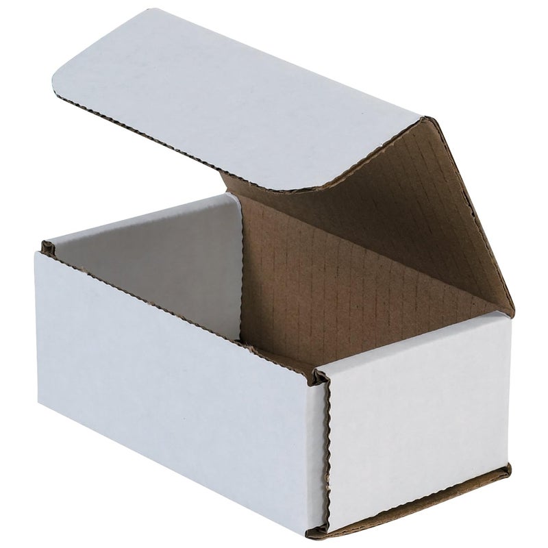 BOX USA BM532 5"L x 3"W x 2"H، أبيض (عبوة من 50) - Image 1