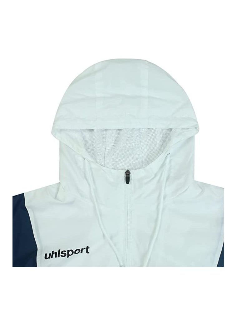 UHLSPORT - uhlsport Rain Jacket Smart breathe® FIT Waterproof for all kinds of sports in cold and rainy weather Adjustable hat Elastic sleeves Two Zipped pockets on both sides - Image 1