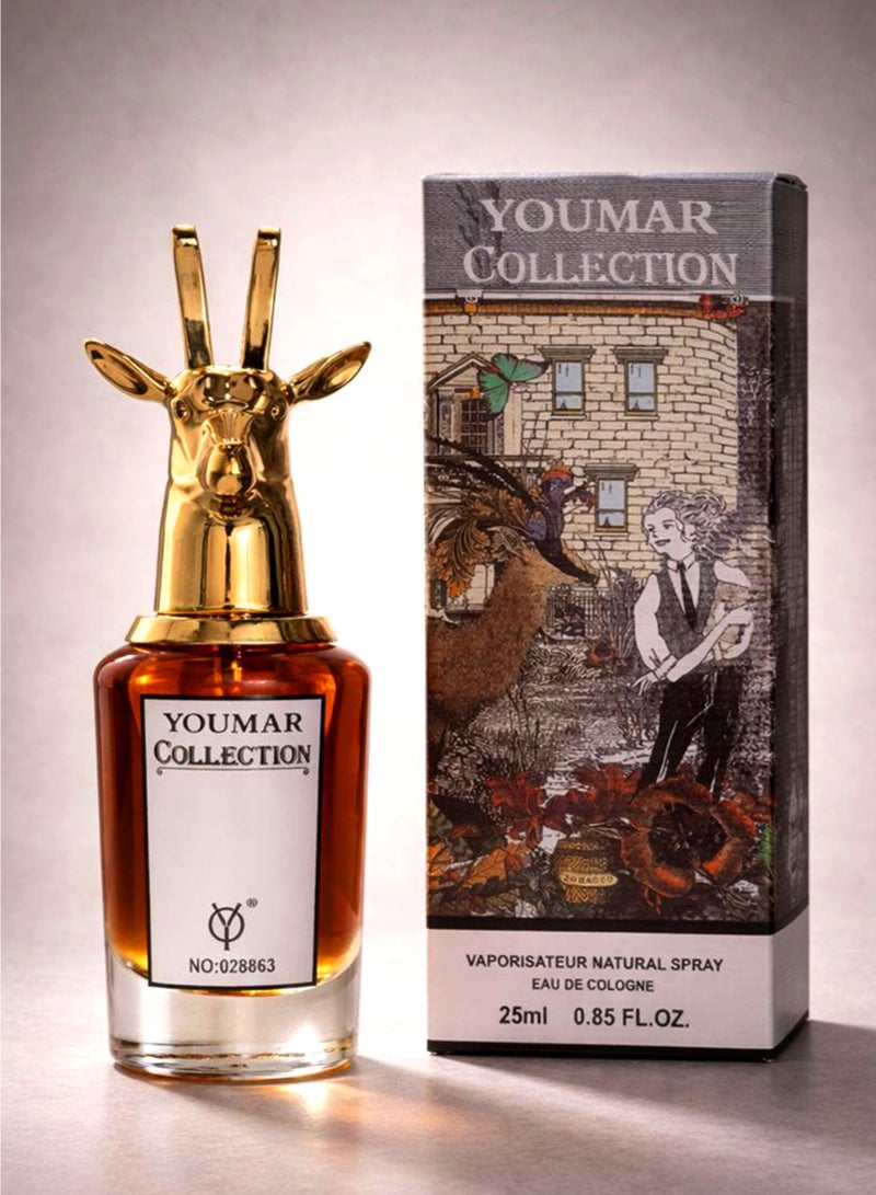 يومار عطر فانيليا نسائي من مجموعة يومار رقم 8863، 25 مل | عطر يدوم طويلاً برائحة الفانيليا والكراميل، مع نفحات حلوة ودافئة وحارة | أفضل عطر للنساء - Image 3