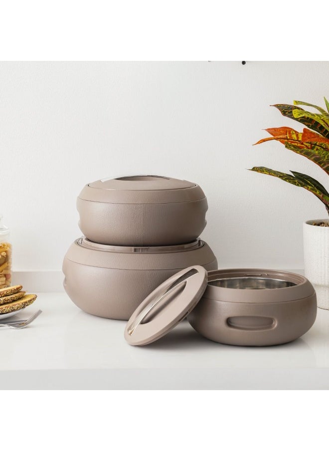 DANUBE HOME Gourmet 3-Piece Casserole Set- 2000,3000,5000 Ml  - Image 2