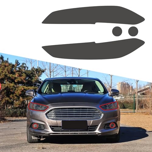 Agulier Compatible with 20% Dark Smoke Headlight Vinyl Tint Film Pre-Cut Overlay Wrap Cover for Ford Fusion 2013-2016,Exterior Accessories - Image 1