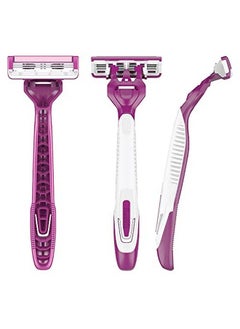 pure silk Contour 3 Premium Disposable Razor Value Pack Bundle (3 Packs;12 Total Razors)  - Image 5