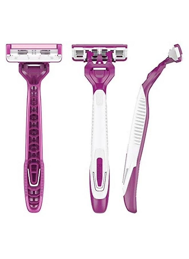 pure silk - Contour 3 Premium Disposable Razor Value Pack Bundle (3 Packs;12 Total Razors) - Image 1