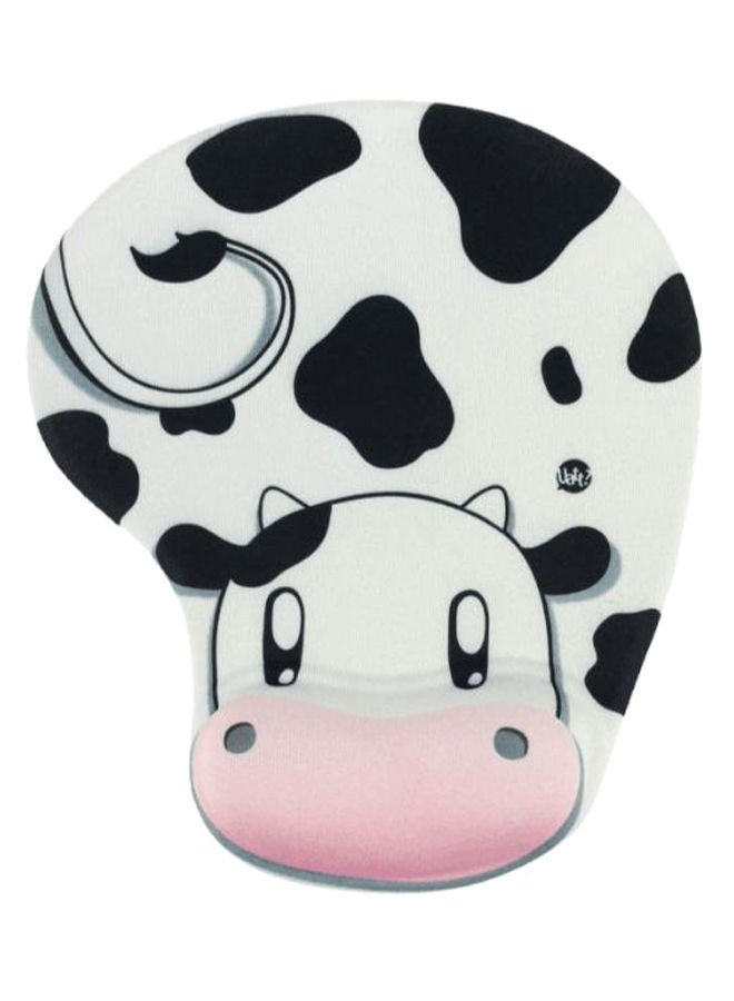 نيبمينينت لوحة ماوس جل بتصميم بقرة اسود/أبيض/زهري - Image 1