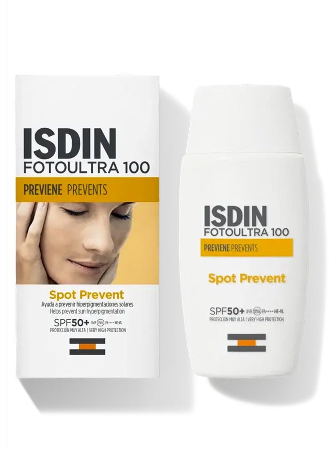 إيسدن ISDIN Foto Ultra 100 Spot Prevent Fusion Fluid SPF 50+ 50ml - Image 1