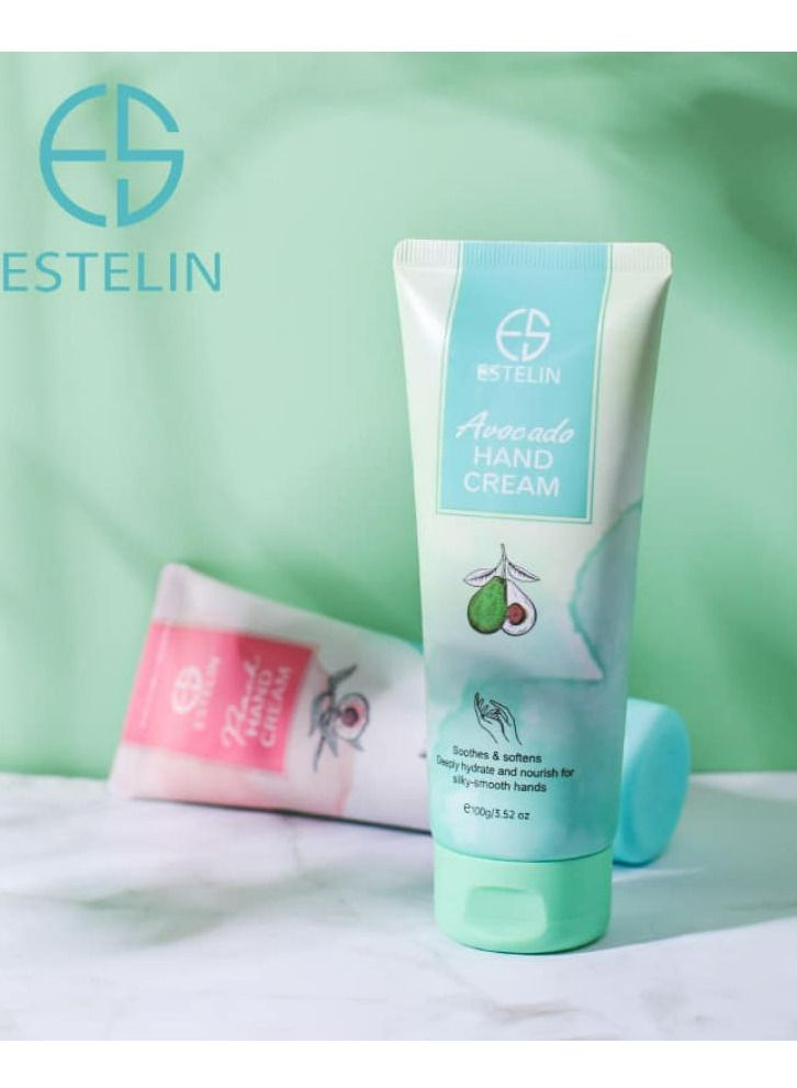 ESTELIN Deep Hydrating Smoothing Soothing Nourishing Avocado Hand Cream 100 g - Image 2