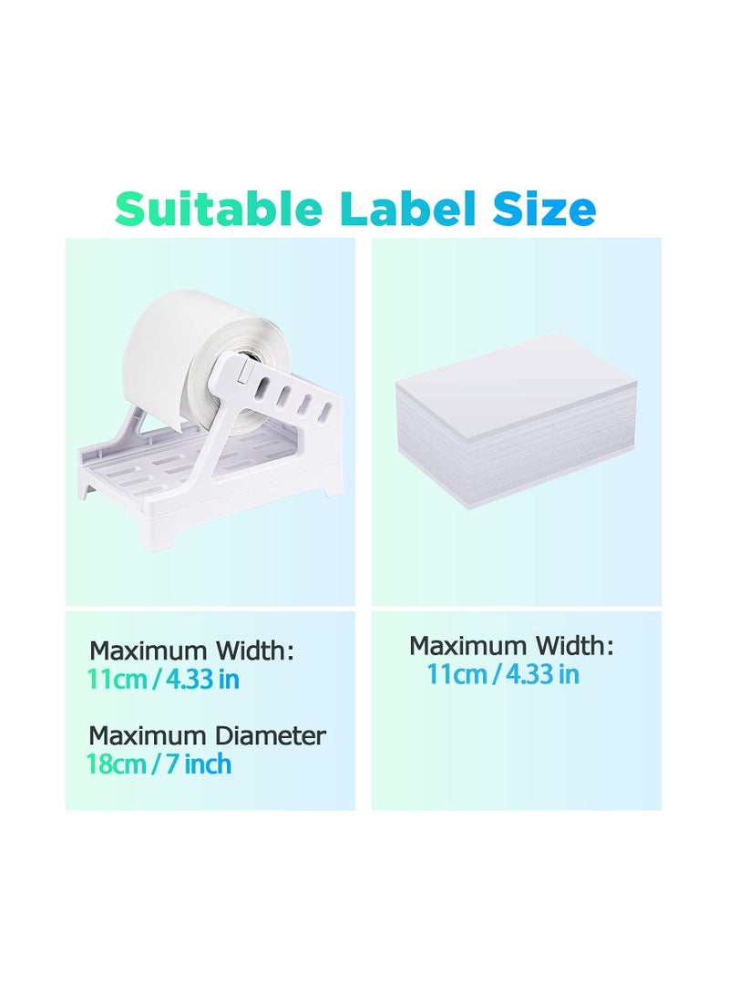 Zikra Label Holder for Roll and Fan-fold Thermal Labels Work with Desktop Label Printer and Shipping Label Printer - Image 3