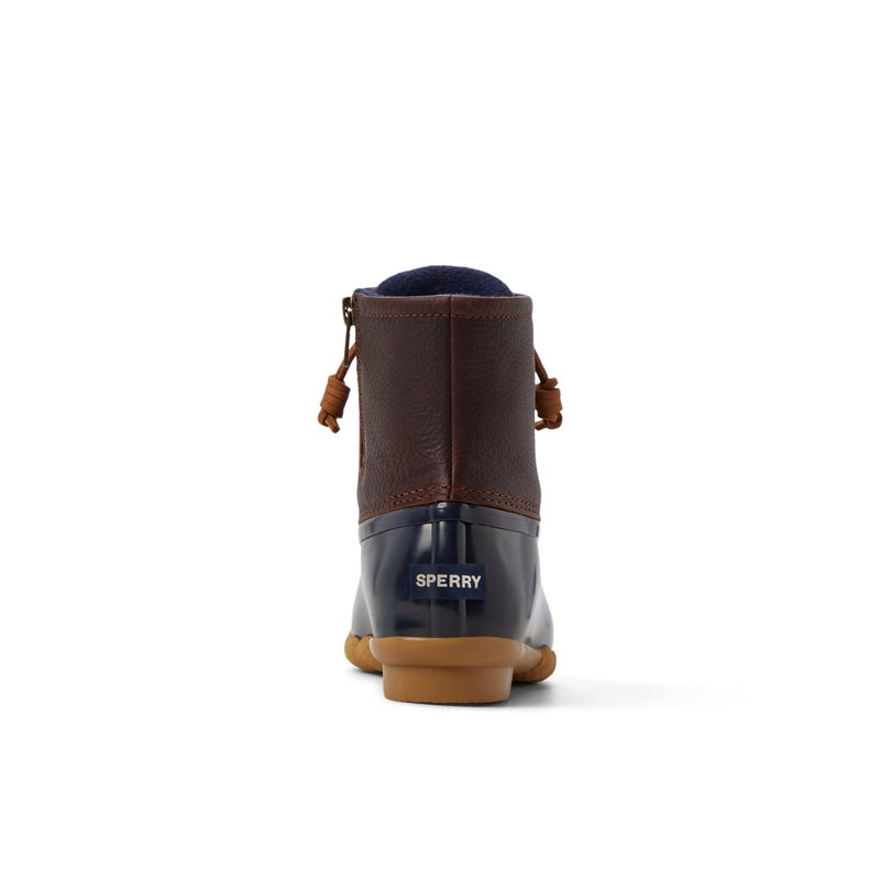 Sperry Women's Saltwater Duck Boot, Navy/Tan, 9 - Image 3