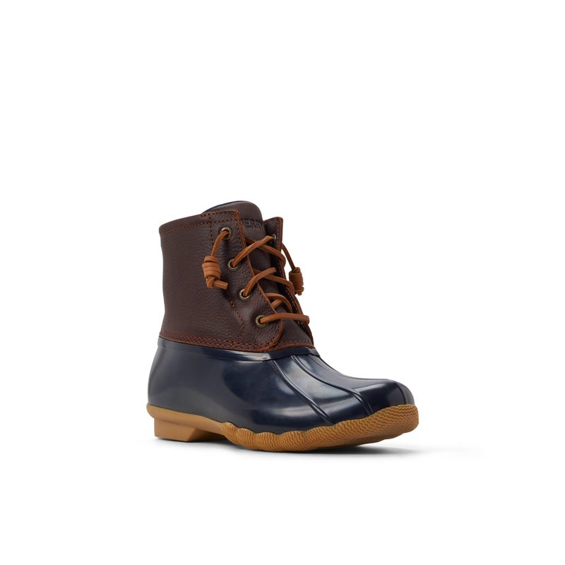 Sperry Women's Saltwater Duck Boot, Navy/Tan, 9 - Image 2