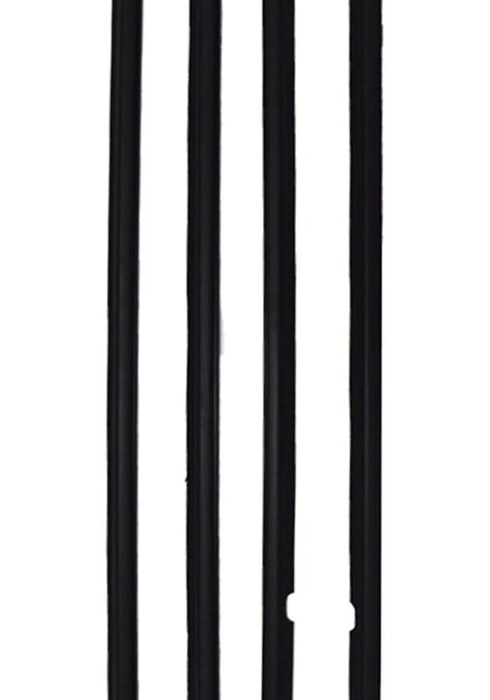 munirater Black Weatherstrip Window Moulding Trim Seal Belt Replacement for 2009-2012 Toyota Corolla - Image 4