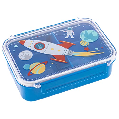 Stephen Joseph Space Meal Holder Plastic 7125 in x 525 in x 2 in BPA Phthalate PVC Free Dishwasher and Microwave Safe - Image 1