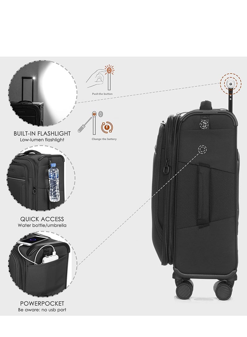 فيراج  طقم حقائب سفر تروللي ماركة فراج - Image 3