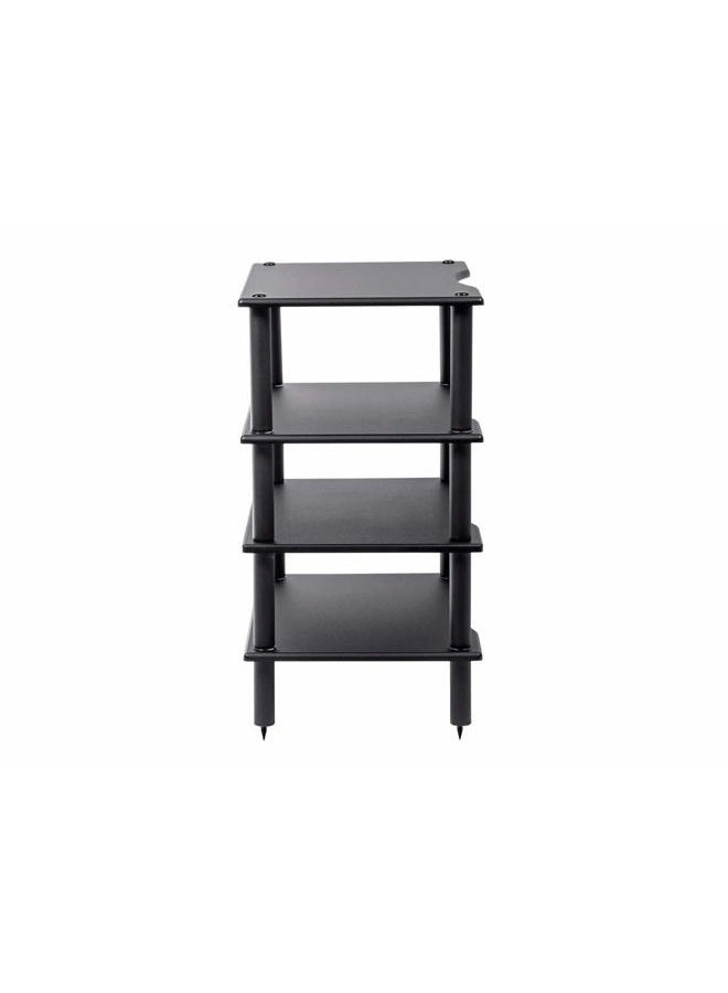 Monoprice Monolith 4 Tier Shelf Audio Stand - Open Air Storage, Modular Design, Sturdy, Compatible with Bose, Polk, Sony, Yamaha, Pioneer and Others, Black - Image 4