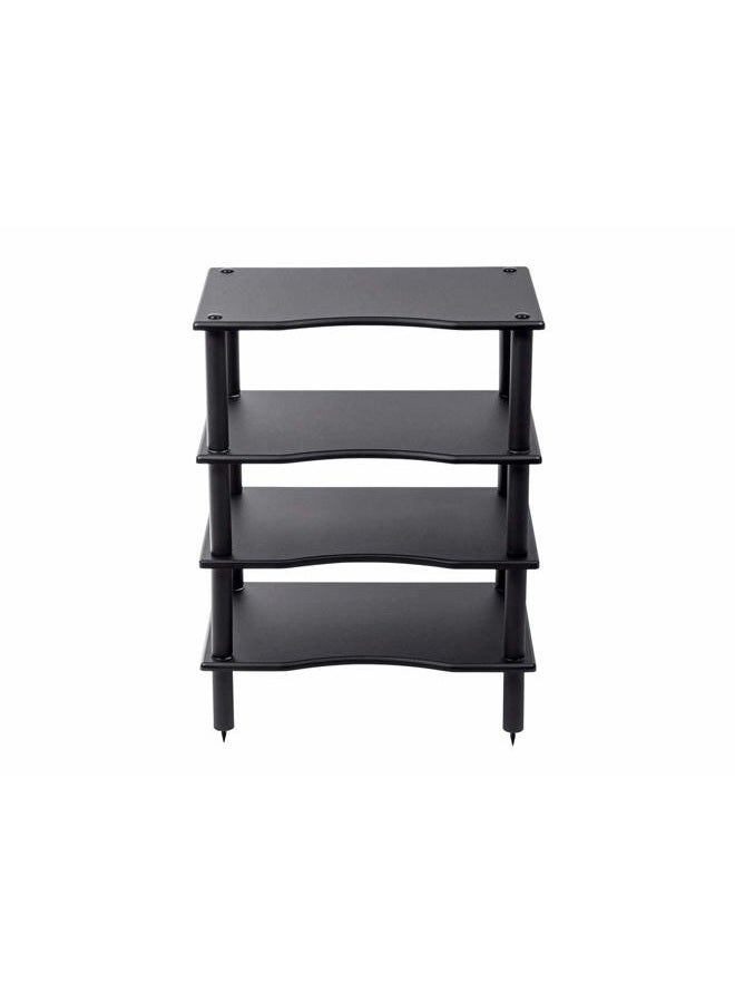 Monoprice Monolith 4 Tier Shelf Audio Stand - Open Air Storage, Modular Design, Sturdy, Compatible with Bose, Polk, Sony, Yamaha, Pioneer and Others, Black - Image 3