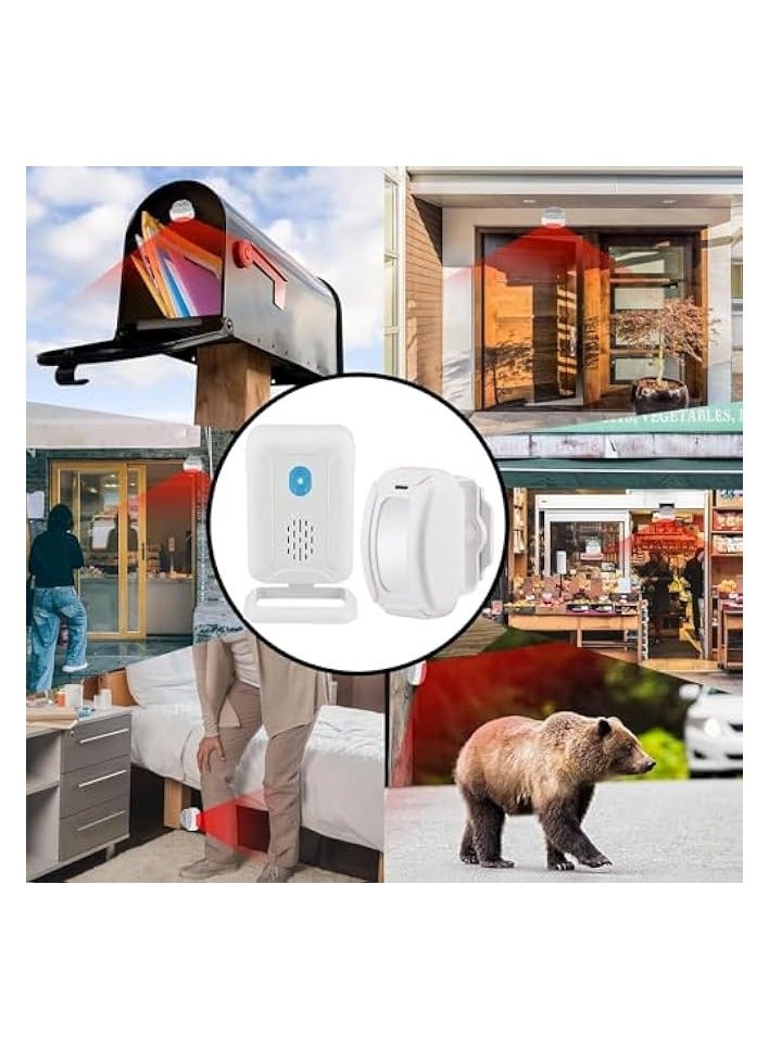 Green Tiger Motion Sensor Doorbell, Door Chime for Business, Wireless PIR Motion Sensor, Detector Security Alarm Chime, Welcome Doorbell, Visitor Bell for Business Shop Store Office Home Front Door Entry - Image 3