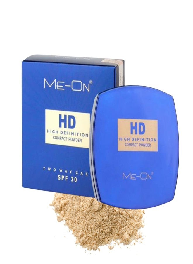 Me-on كريم أساس مضغوط عالي التغطية مع SPF20، PA++ (21 بيج طبيعي) - Image 3