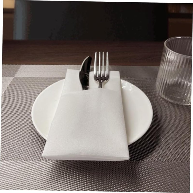 50 قطعة مناديل ورقية تستخدم لمرة واحدة ناعمة وماصة لحفلات الزفاف والعشاء والاستخدام اليومي - Image 4