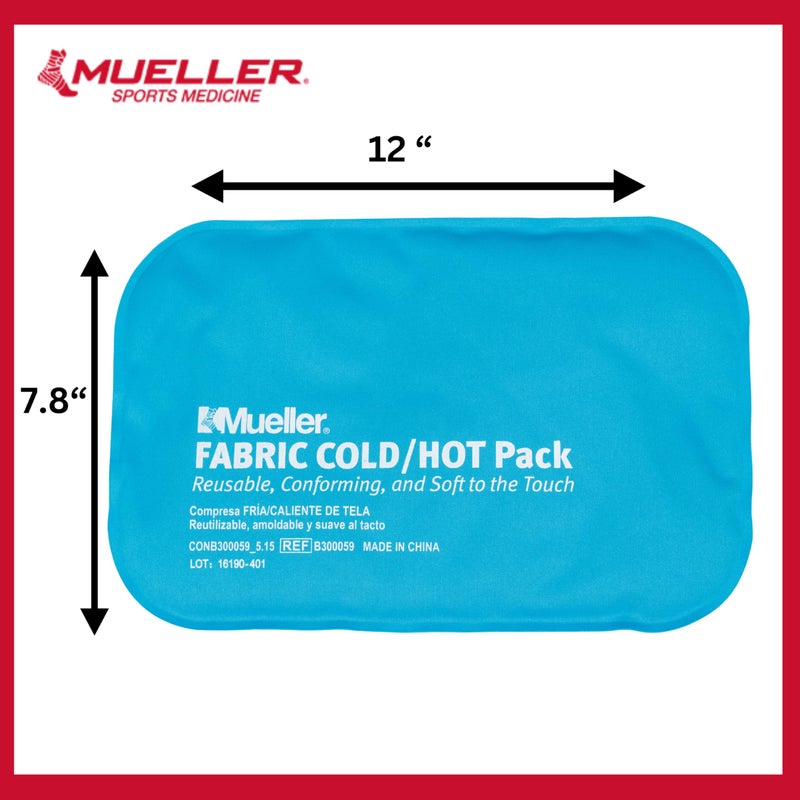 MUELLER Sports Medicine Reusable Fabric Cold & Hot Pack, Ice Pack for Injuries and Pain Relief, Blue - Image 3
