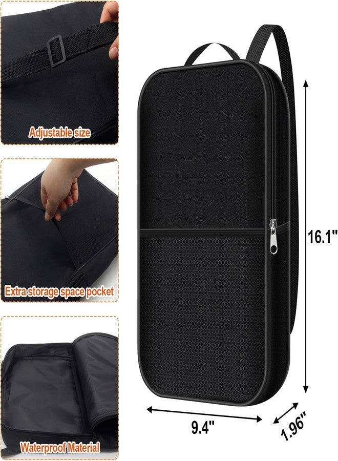 Everhype Pickleball Paddle Cover | Paddle Sleeve with Handle Strap | Black | Pickleball Accessory | Durable - Image 5