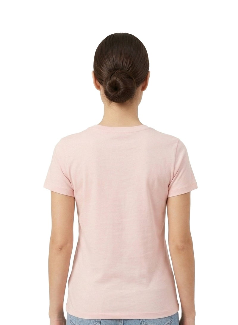 Disney Women’s Disney Minnie Mouse Graphic Printed Pink T-Shirt - Image 2