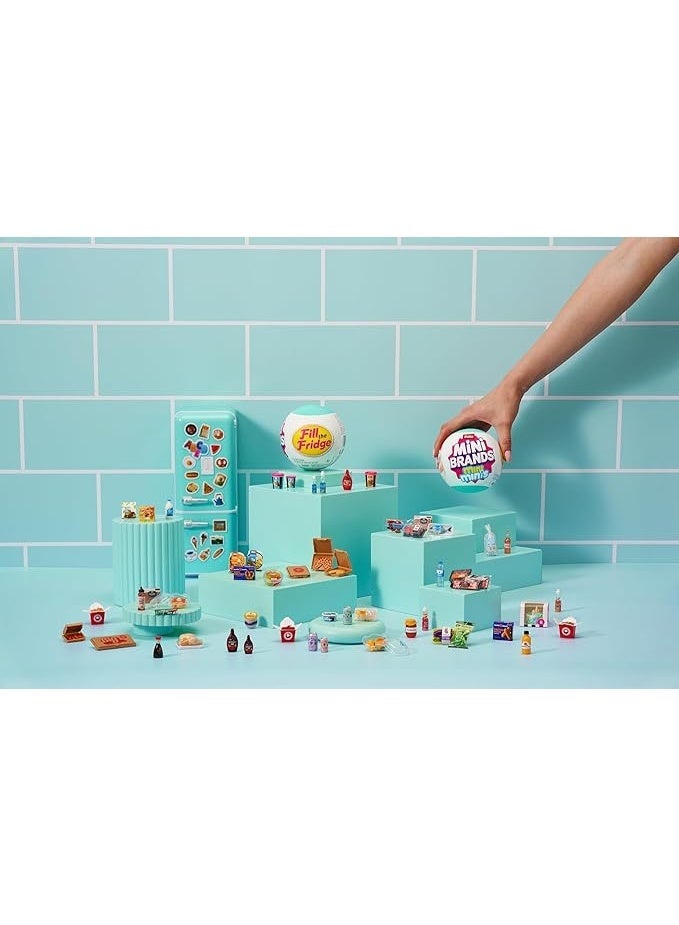 زورو كبسولة Zuru 5 Surprise Mini Brands "Fill The Fridge" - السلسلة 1 (77803GQ2) | لعبة مصغرة قابلة للجمع | تغليف غامض (مفاجأة) | لعبة مفاجأة قابلة للجمع - Image 4