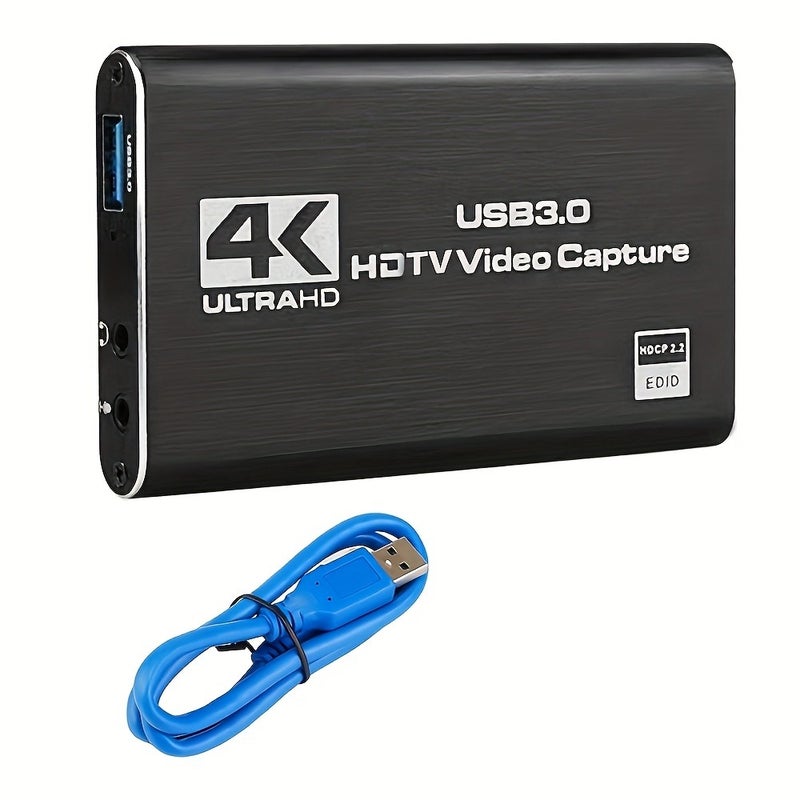 PETO 4K USB 3.0 Video Capture Card - 1080P 60fps HDMI Game Capture Card for Live Streaming, Compatible with OBS - Image 2