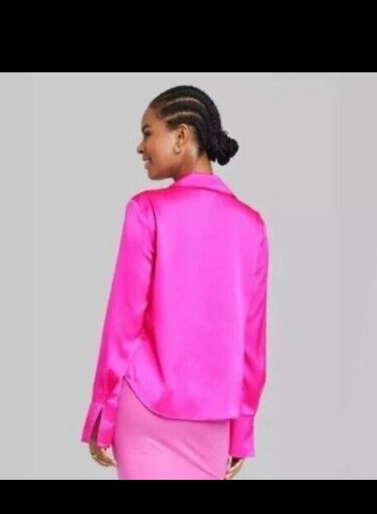 Target Women's Bell Long Sleeve Fly Away Top Pink  - Image 2