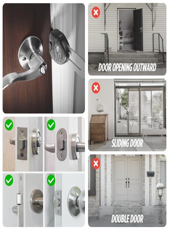 Guard Dog Security Blocklock Portable Door Lock Hotel Door Locks for Travelers Easy to Use Ideal for Travel and Home Security Pocket-Sized Safety Privacy for Apartments Rentals Hotels - Image 5