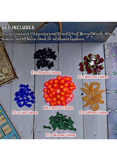 CZYY Wingspan Food Resource Tokens Included Nectar Set Of 174 Acrylic Laser Cut Upgraded For Wingspan Board Game  - Image 5