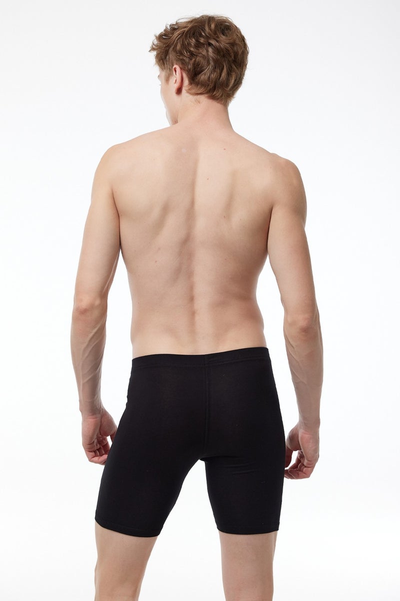 Malabadi Men's Black Long Leg Modal Boxer 018  - Image 3