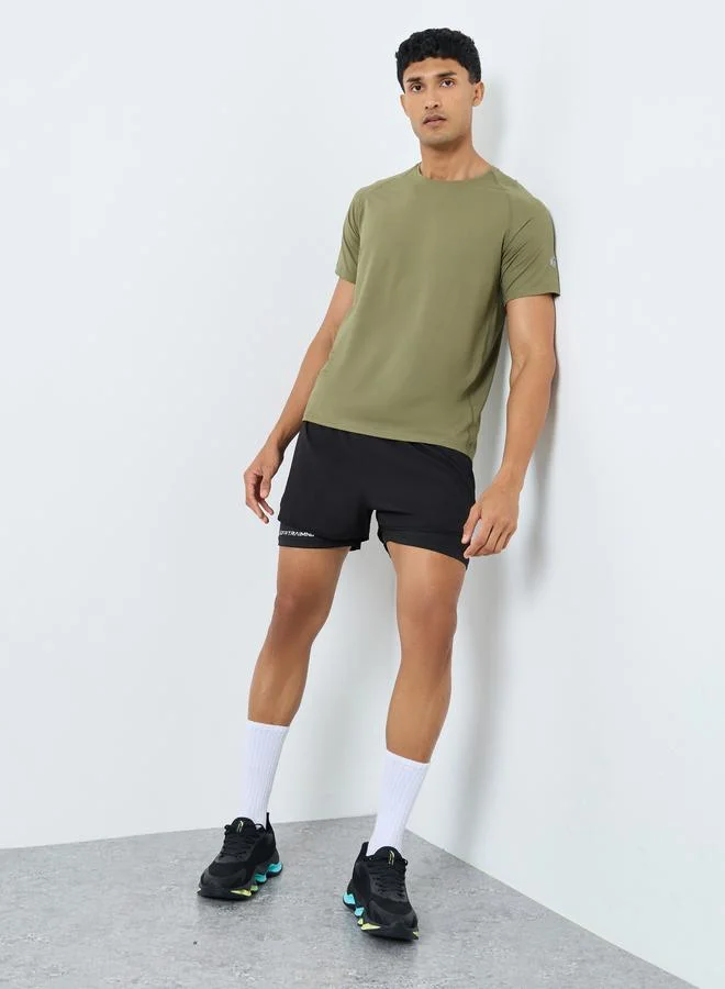 Styli Styli Men Running 2in1 Shorts with Drawstring