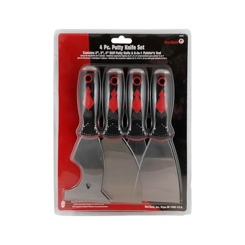 Red Devil 6090 4 PC. Putty Knife Set - Image 1