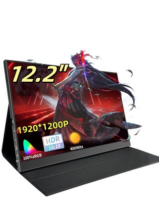 Portable Monitor for Laptop, 12.2'' FHD Laptop Monitor Extender USB-C/HDMI, Travel Monitor Plug&Play Laptop Screen/Smart Cover, External Monitor for Laptop/Windows/Mac/Surface/Android/Switch - pzsku/ZBDB4854CA88BC7ED679AZ/45/_/1733450605/57f7e96f-62cd-4a96-a5de-34bd22b1f51a