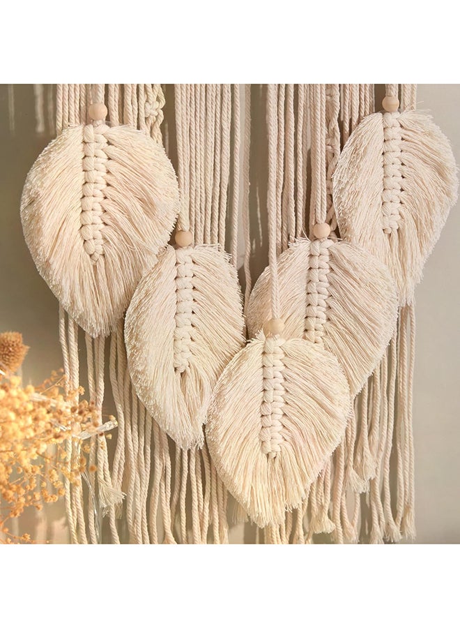 انتيكيانو صائدة الاحلام المكرمية لغرفة النوم، ديكور حائط بوهو كبير معلق  لتزيين المنزل 88x30 - Image 4