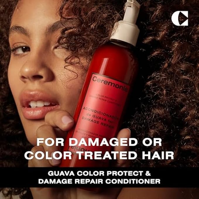 Ceremonia GUAVA PROTECT & REPAIR CONDITIONER WITH ALOE VERA FOR DAMAGED AND COLOR TREATED HAIR 8.45 FL OZ | 250 ML - Image 3
