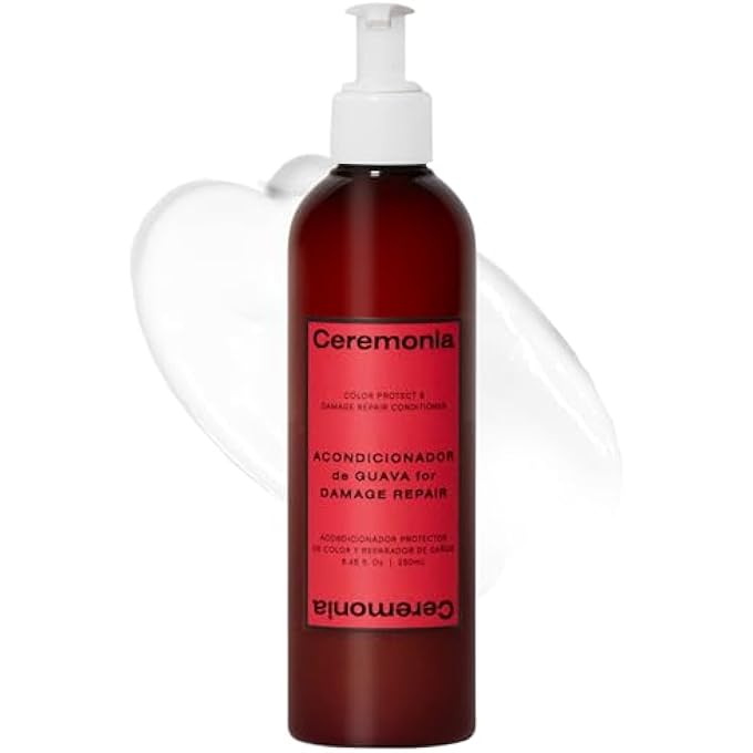 Ceremonia GUAVA PROTECT & REPAIR CONDITIONER WITH ALOE VERA FOR DAMAGED AND COLOR TREATED HAIR 8.45 FL OZ | 250 ML - Image 1