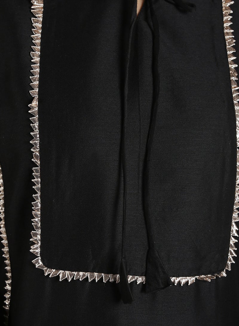 أبهشتي كُرتا باناراسي أسود  - Image 4