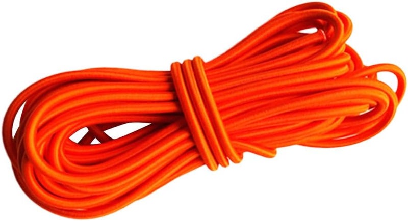 klarako Marine Grade 6mm Strong Elastic Shock Cord Bungee Rope Stretch Band Tie Down DIY General Use klarakoOrange, 20m - Image 4