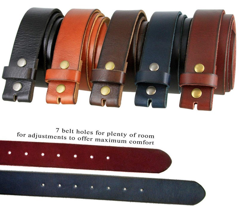 Belts.com BS040 100% One-Piece Full Grain Leather Belt Straps with Slot Hole 1-1/2" (38mm) Wide (Slot Hole-Brown, 36) - Image 5