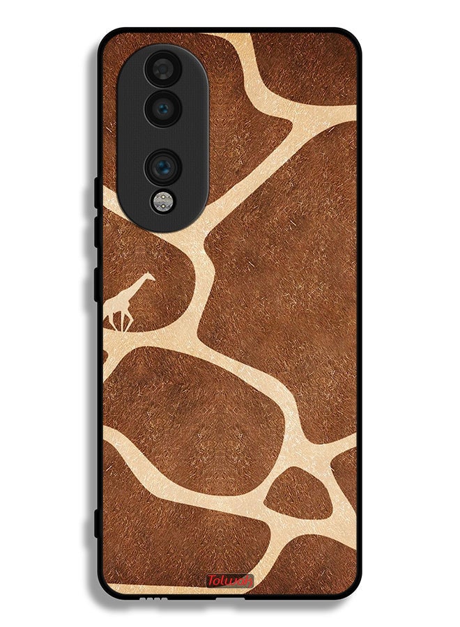 Tolwak Honor 70 Protective Case Cover Giraffe Skin - Image 2