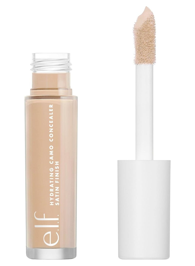 Generic e.l.f. Hydrating Camo Concealer Lightweight Full Coverage Long Lasting Conceals Corrects Covers Hydrates Highlights Satin Finish AllDay Wear 6ml, Medium Beige  - Image 1