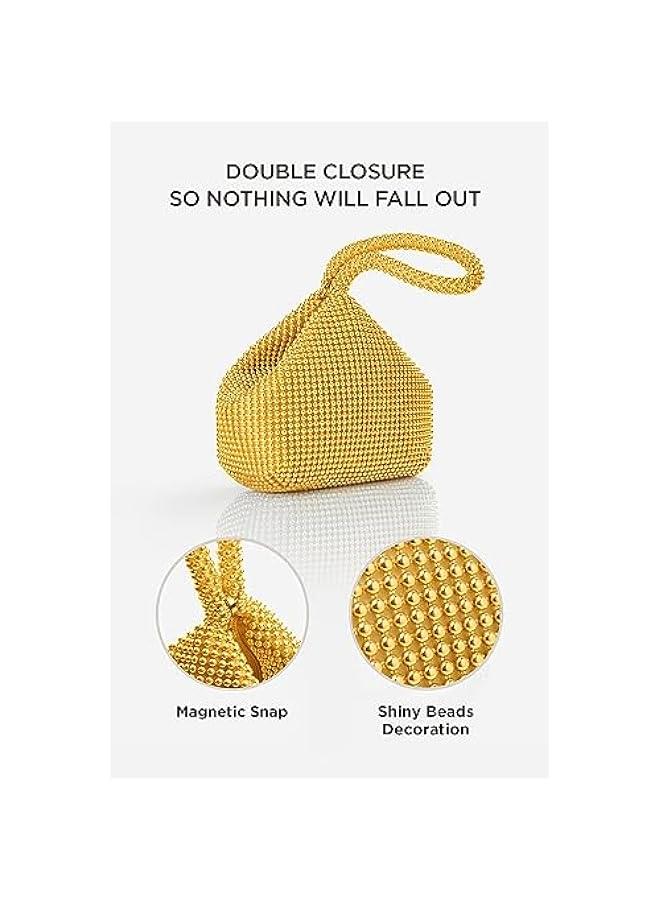 Arabest Women's Beaded Clutch Evening Bags Vintage Elegant Triangle Purse for 1920s Party Prom Wedding - Image 2