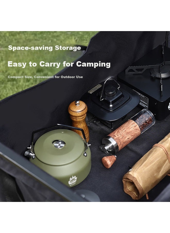 Jinyu Jinyu Outdoor Kettle, Camping Water Kettle, Picnic Equipment, Stainless Steel Tea Kettle, Portable Stove, Camping Water Boiler - Image 3