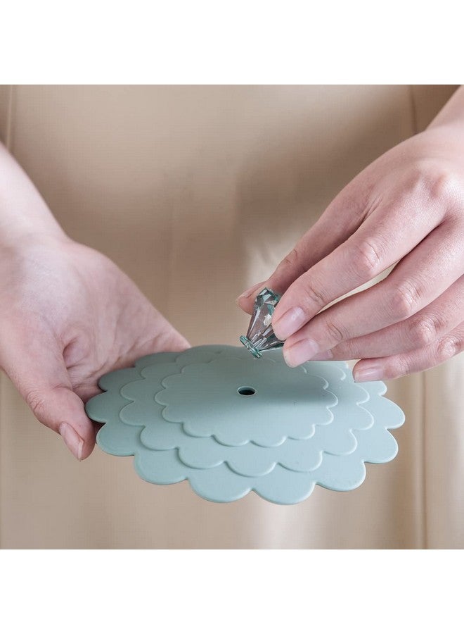 colinda Set 6 Extra Large Silicone Cup Lid Camping Mug Lid For Tea/ Coffee Mug Covers Universal Cup Lids Outdoor Drink Cover Cup Dust Cover，Assorted 6 Colors - Image 4