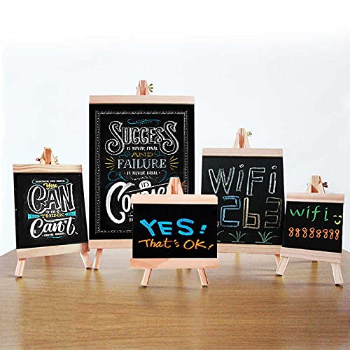 Desi Rang Wooden Small 9" inch Chalkboard for Restaurant Bar Menu Memo, Tabletop Display Stand, Message Board - Image 4