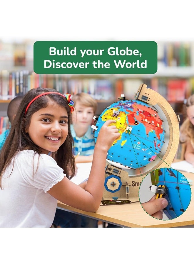 Smartivity Globe Trotters Educational DIY Toy, Blue - Image 2