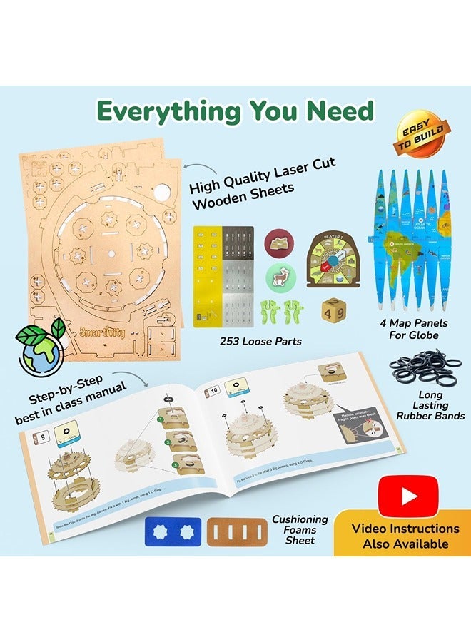 Smartivity Globe Trotters Educational DIY Toy, Blue - Image 3