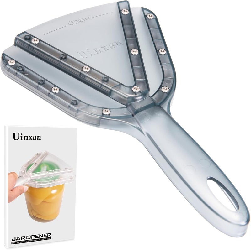 Uinxan Jar Opener for Weak Hand & Seniors with Arthritis,Easy Twist Off Bottle Caps,Patent | Unique Kitchen Gadgets, Christmas Gifts for Elderly/Women/Men (Blue) - Image 1