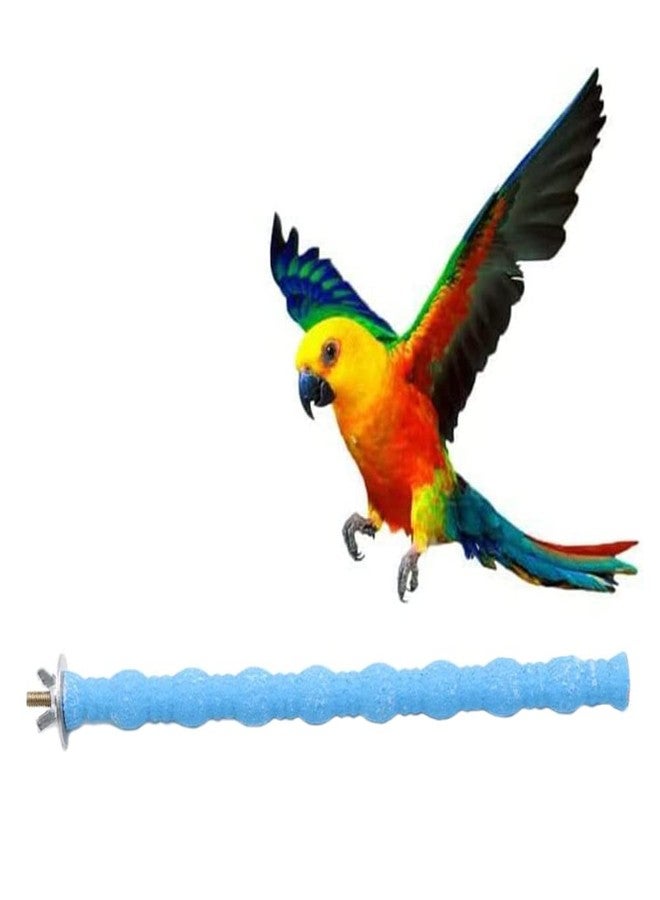 Litewoo Bird Perch Paw Beak Grinding Stick Grit Stand for Parrot Budgies Parakeet Cockatiels Conure Finch Random Color（9.84inch/25cm） - Image 1